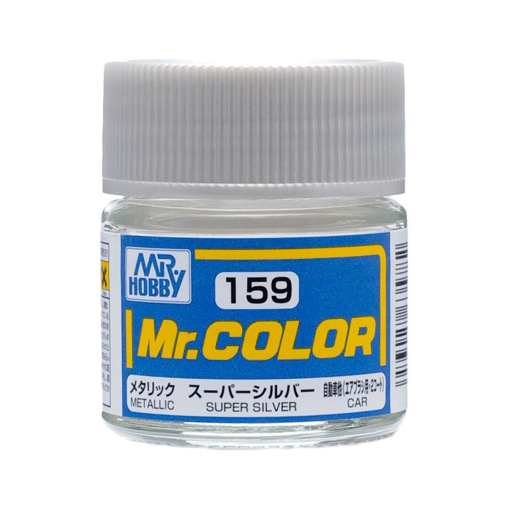 Gunze Sangyo Metallic Super Silver Mr.Color 10ml C159